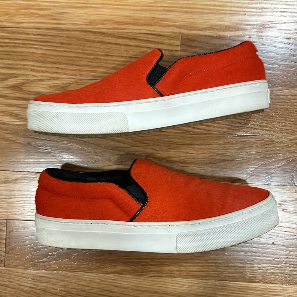 Celine pony-style calfskin trainers